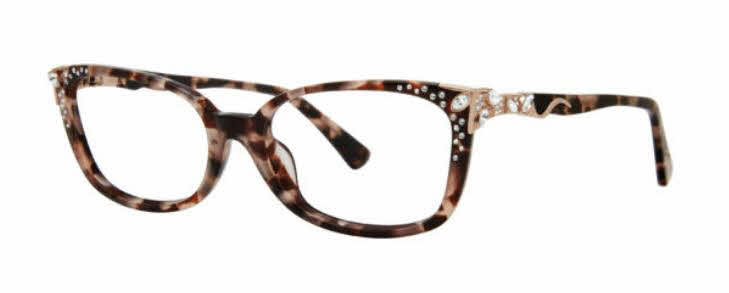  gold w clear crystals/leopard