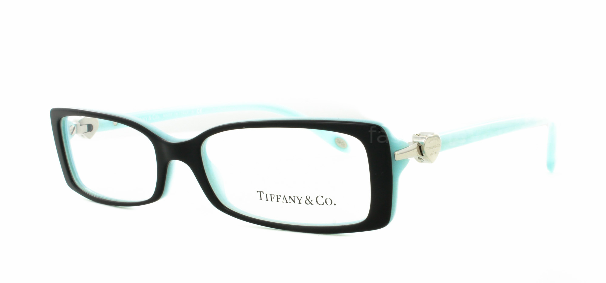  clear/ top black on tiffany blue