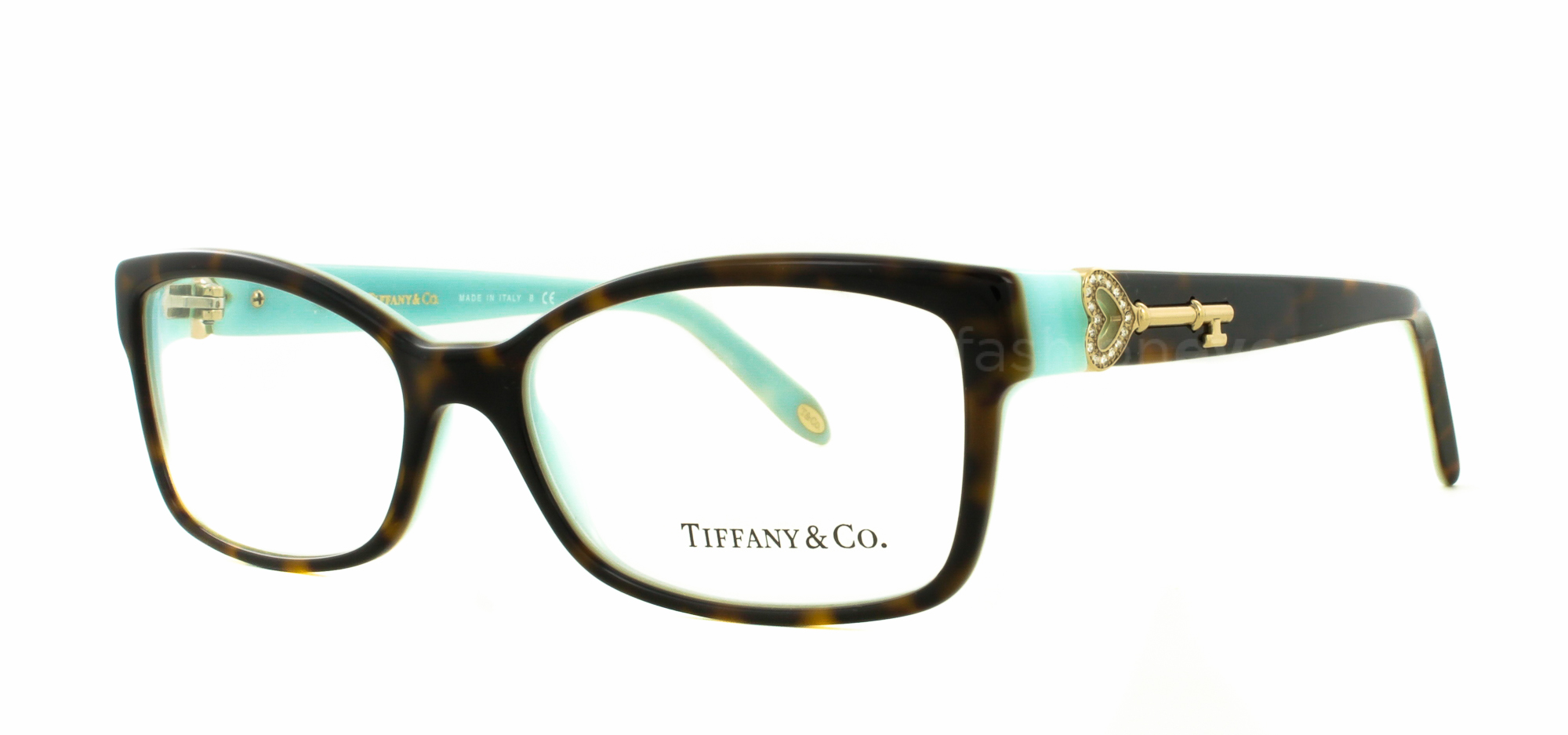  clear/ top havana on tiffany blue