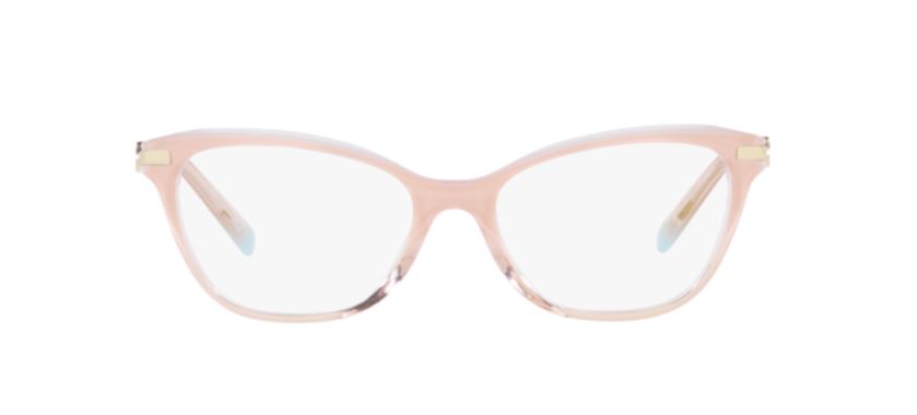  clear lens / milky pink gradient