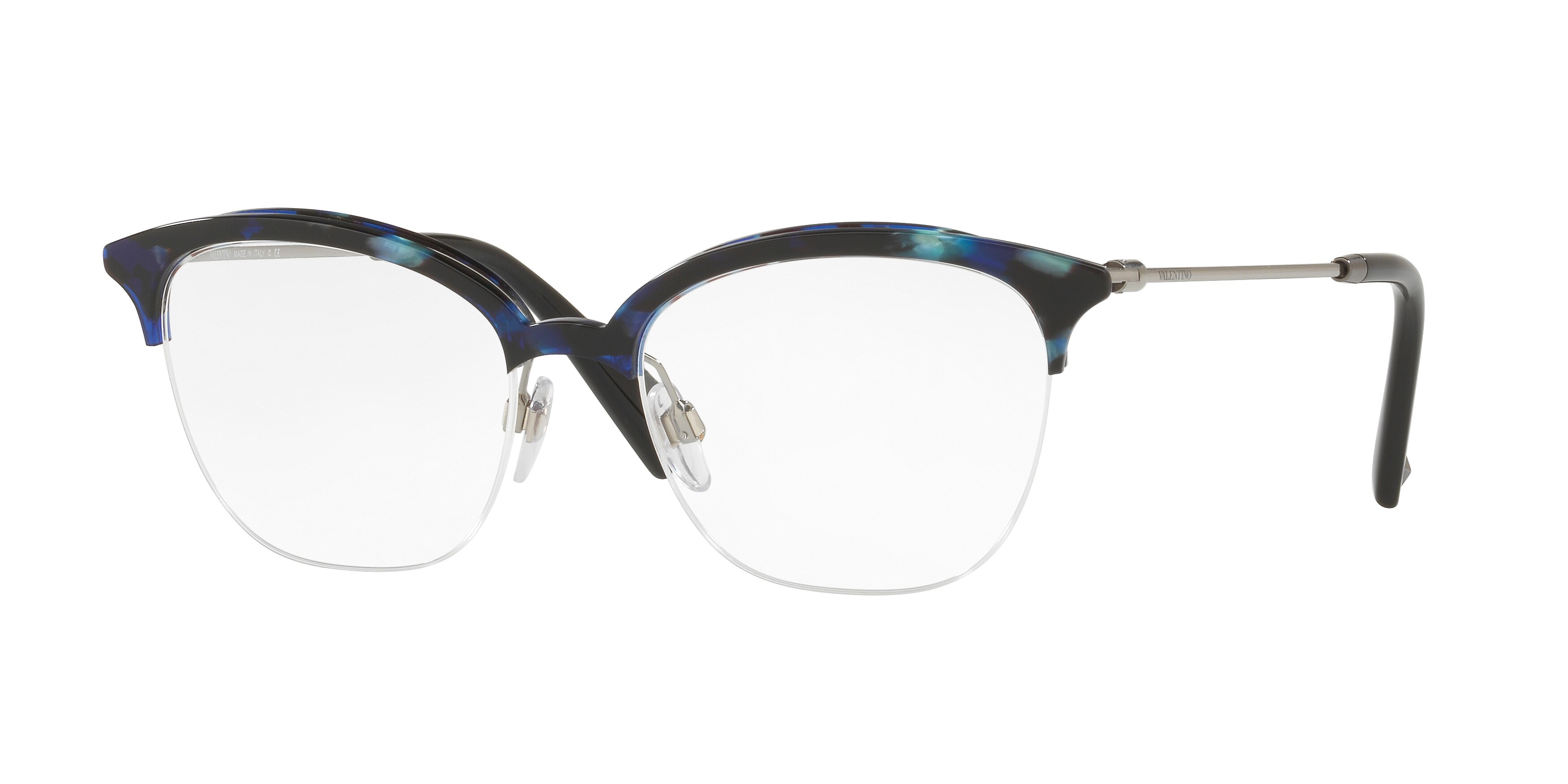  clear/gunmetalhavana blue