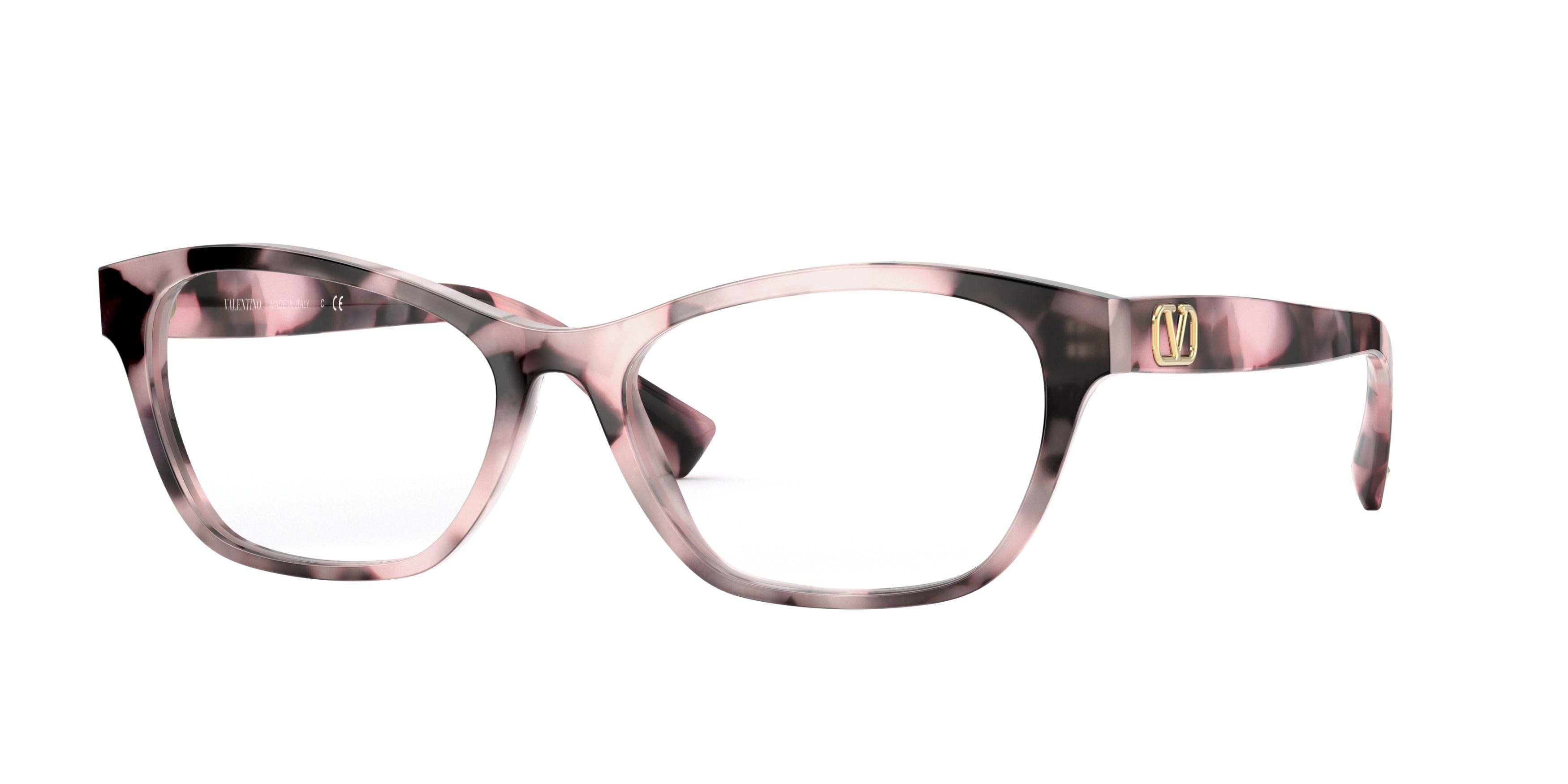  clear/havana pink