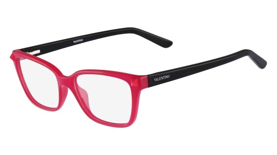  clear/fucshia black