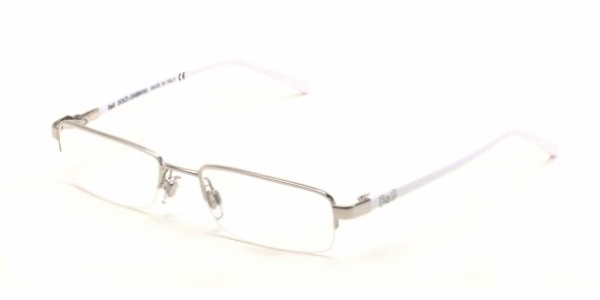  clear/silverwhite temples
