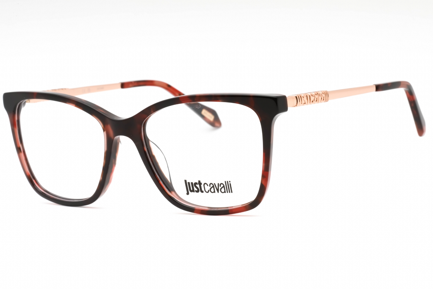  clear lens/shiny red tortoise
