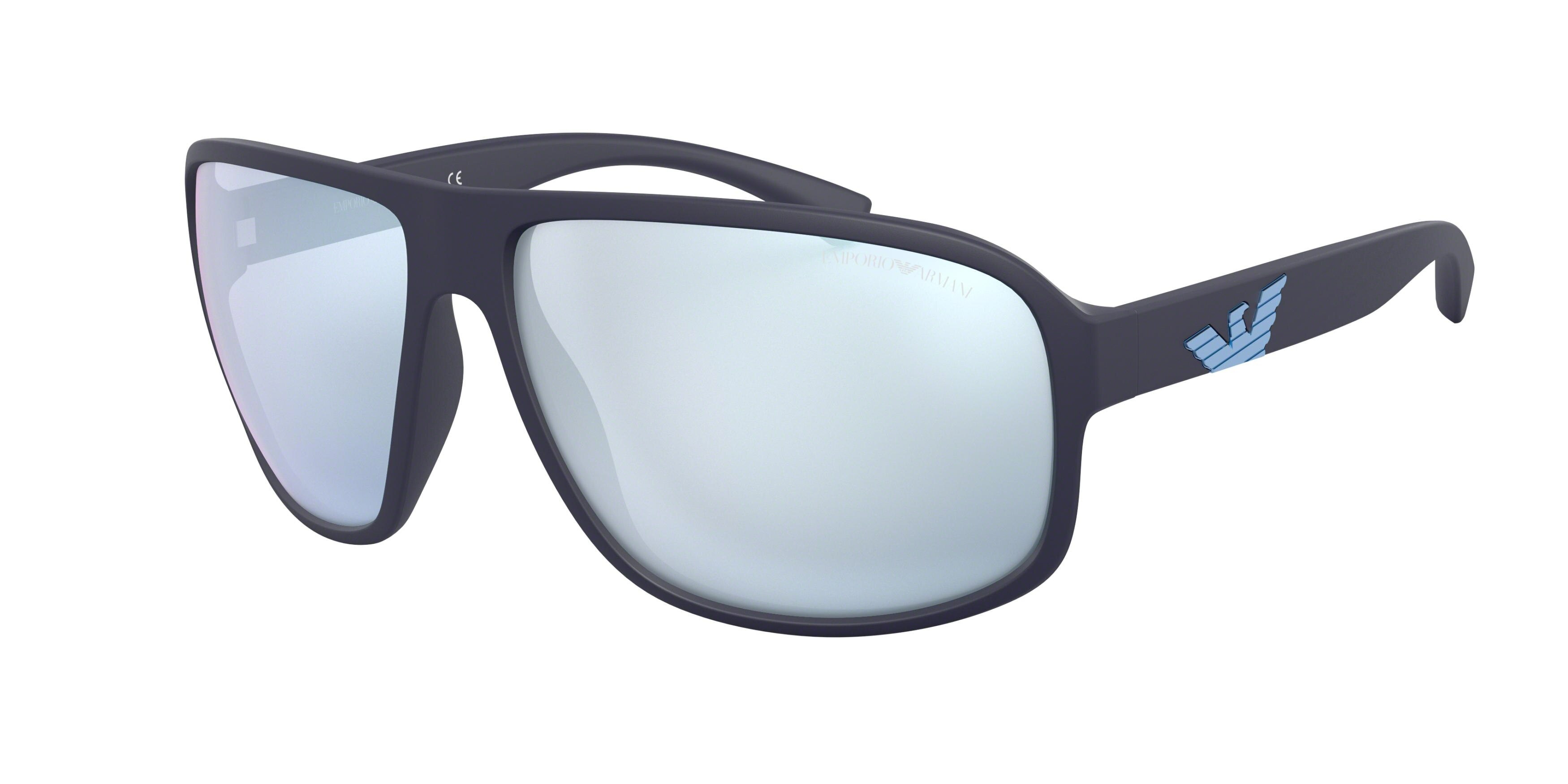  blue mirror white/matte blue