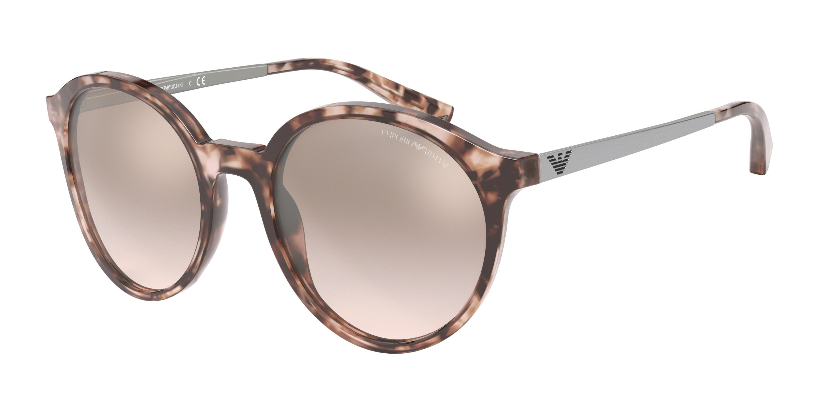  light brown mirror silver grad/pink havana