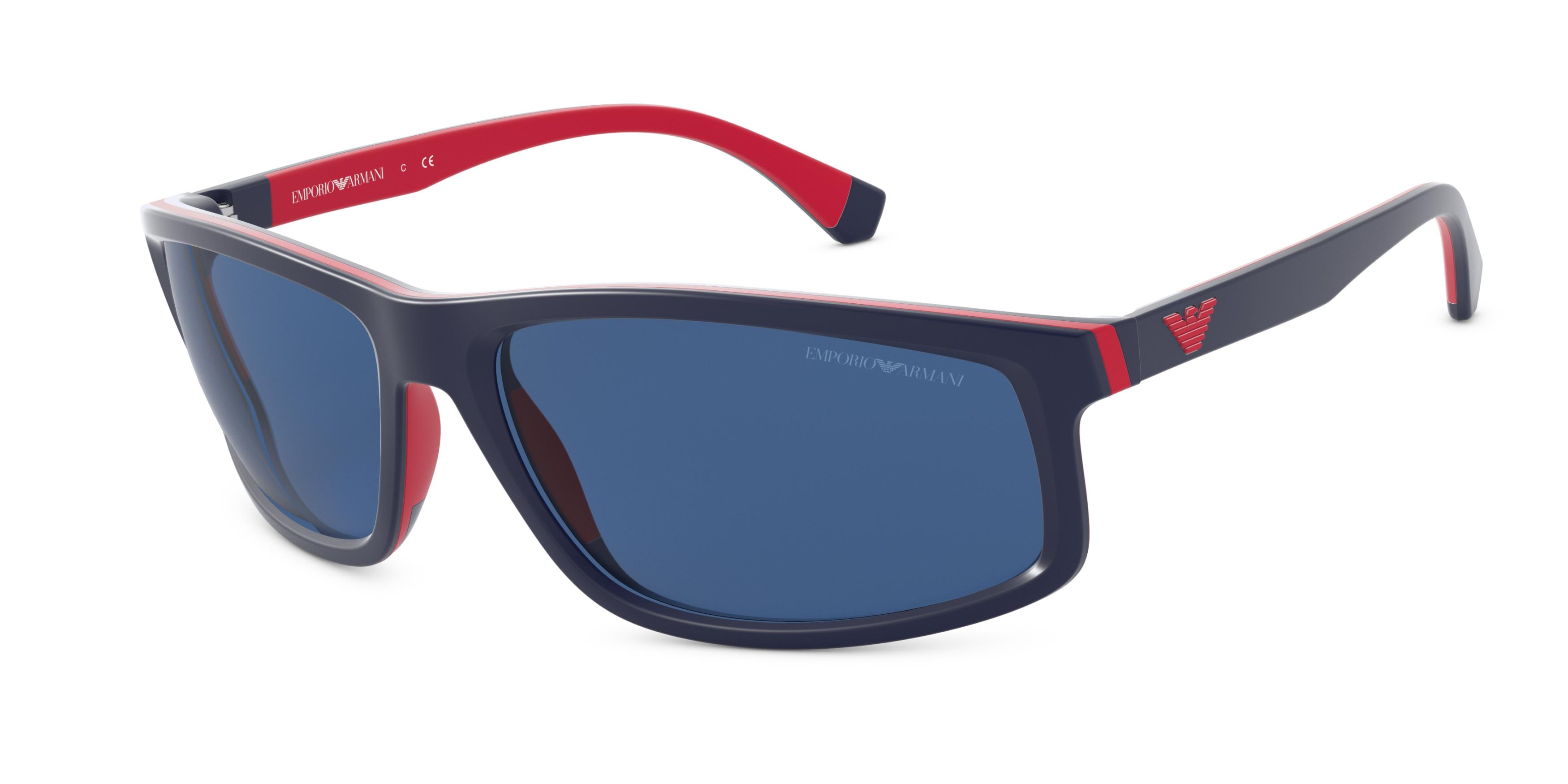  dark blue/matte blue/red rubber