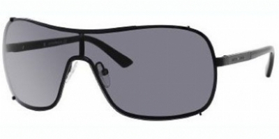  matte shiny black/dark gray lens