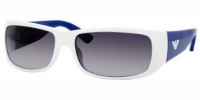  white blue/gray gradient lens