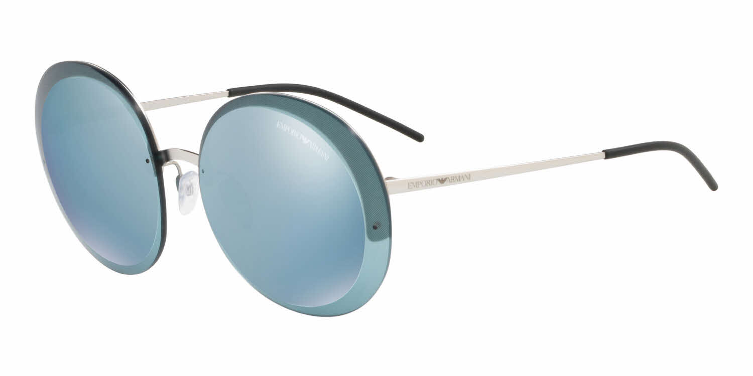  blue mirror white lens /matte silver