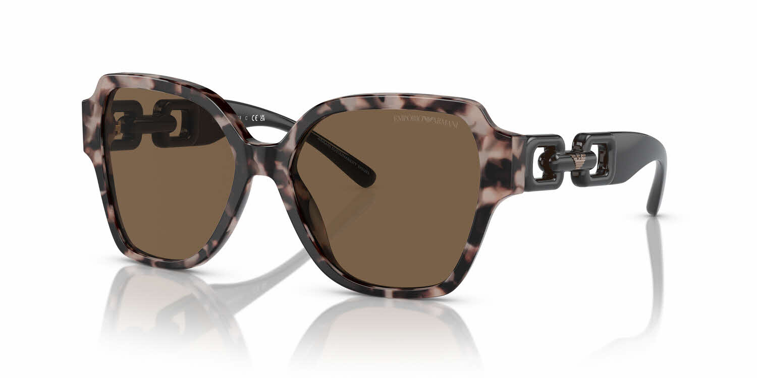  dark brown/shiny pink havana