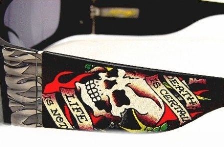 ED HARDY EHS 015 BLACK