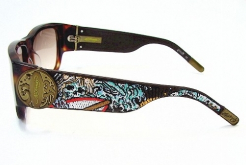 ED HARDY EHS 040 TORTOISE