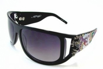 ED HARDY EHS 046 BLACK