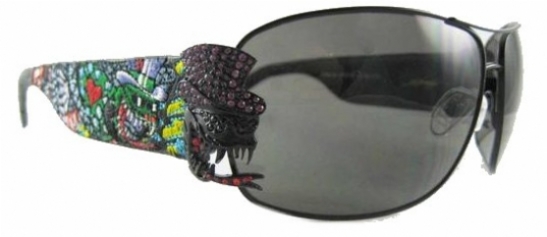 ED HARDY EHS 034 BLACK