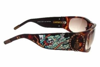 ED HARDY EHS 044 TORTOISE