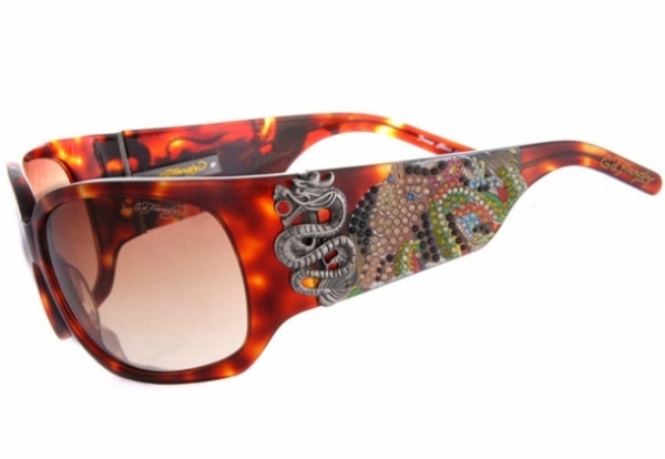 ED HARDY EHS 025 TORTOISE