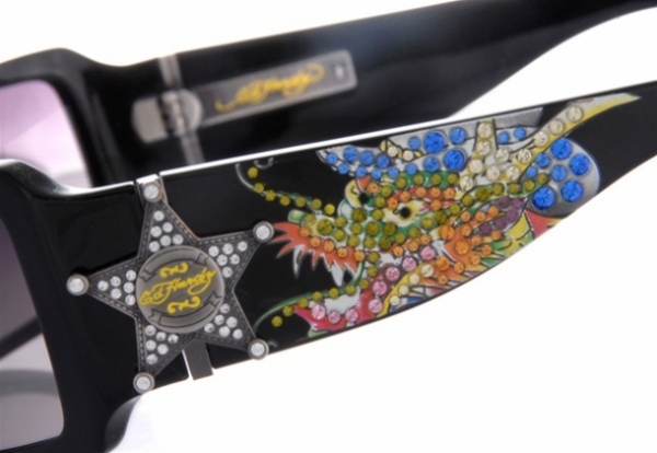 ED HARDY EHS 021 BLACK