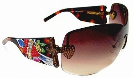 ED HARDY EHS 023 TORTOISE