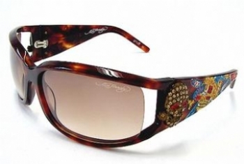 ED HARDY EHS 035 TORTOISE