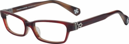  clear/red marble