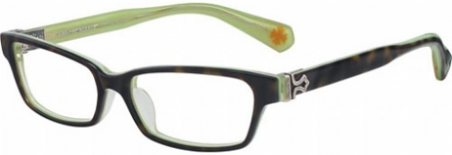  clear/tortoise/lime green