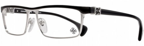  clear/brushed silver black