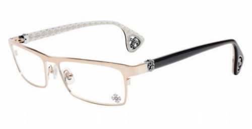  clear/gold coco white/crosses