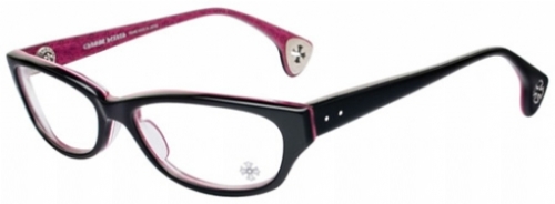  clear/black/fuchsia/crosses