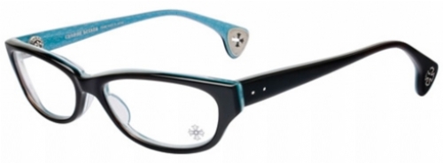  clear/tortoise/blue/crosses