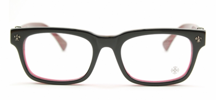  clear/black red