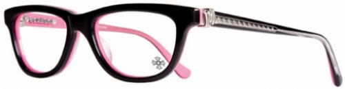  clear/black punk rock pink