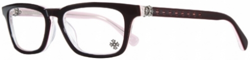  clear/burgundy pink