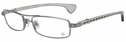  clear/antique silver/white/ebony wood