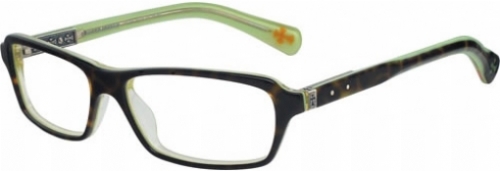  clear/tortoise/lime green