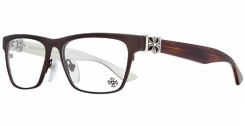  clear/chocolate brown