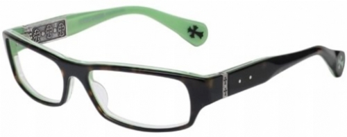  clear/tortoise/lime green