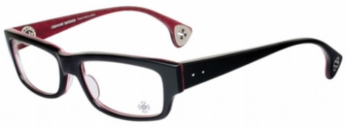  clear/black/oxblood/crosses