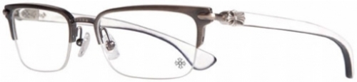  clear/antique silverwhite ebony wood