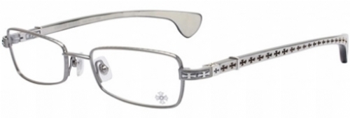  clear/antique silver/white/ebony wood