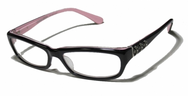  clear/shiny black pink