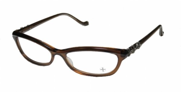  clear/brown tan crystal