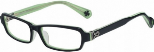  clear/black lime green