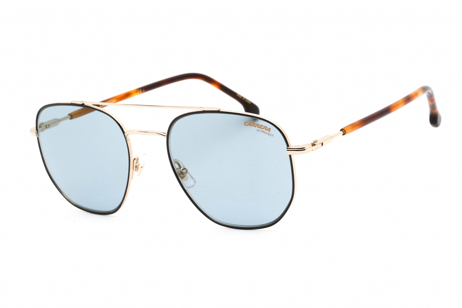  blue mirror/gold brown havana