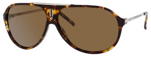  brown polarized/green havana silver