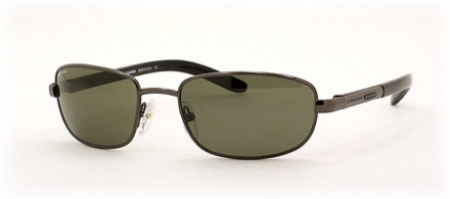  shiny gunmetal/green gray polarized