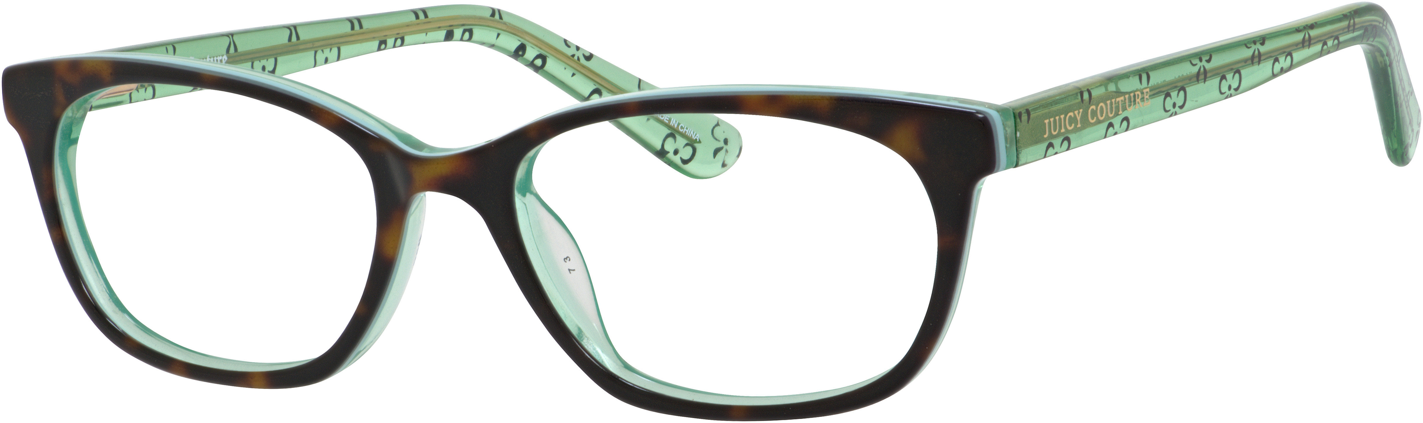  clear/havana green