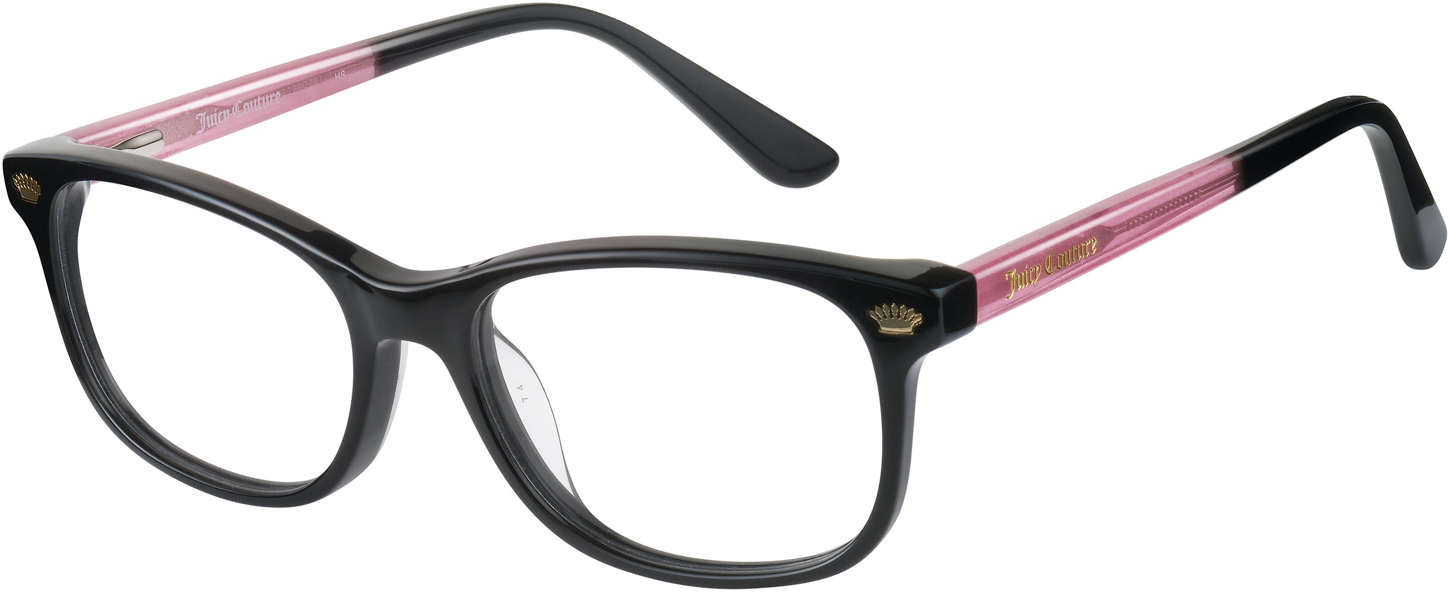  clear/black pink