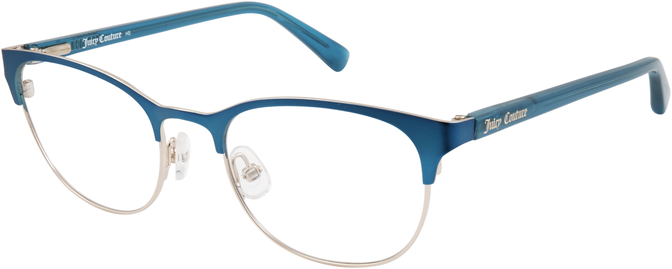 clear/matte blue